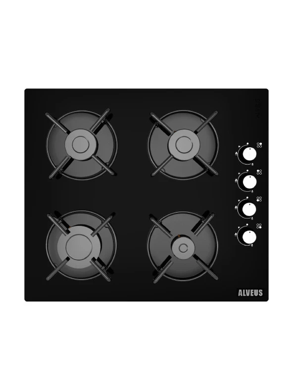 ALVEUS NEW 627 SİYAH CAM 3LÜ ANKASTRE SET (BİNDESİT-GLS640-MFA627) - 3