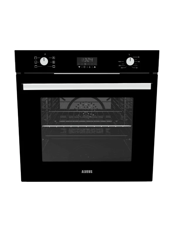 ALVEUS NEW 627 SİYAH CAM 3LÜ ANKASTRE SET (BİNDESİT-GLS640-MFA627) - 4