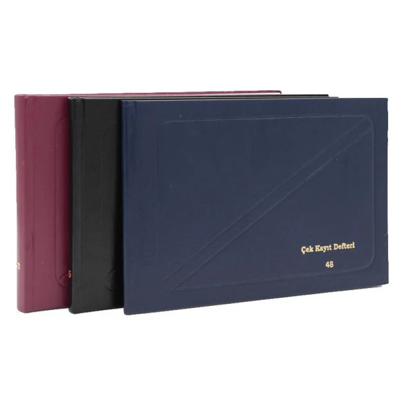 Dilman Çek Kayıt Defteri 17x24 CM 96 Yaprak Çek Kayıt Defteri
