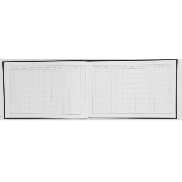 Dilman Çek Kayıt Defteri 17x24 CM 96 Yaprak Çek Kayıt Defteri - 2