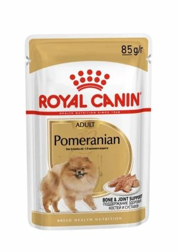 Royal Canin Pomeranian Yetişkin Köpek Yaş Maması 85 Gr 12 Li