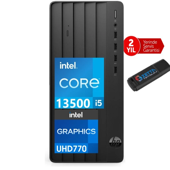 Hp 290 Pro G9 Intel Core I5 13500 64GB 2tb SSD Intel® UHD Graphics WINDOWS11PRO Masaüstübilgisayar HP8T2W9ES48+WEBLEGELSINUSBBELLEK