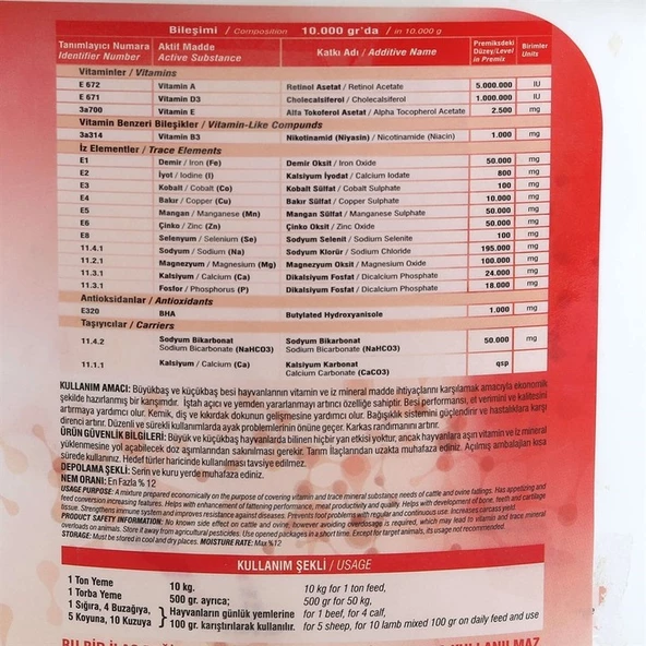 Revitamin Feed Bağışıklık Sistem Düzenleyici Yem Katkı - 7