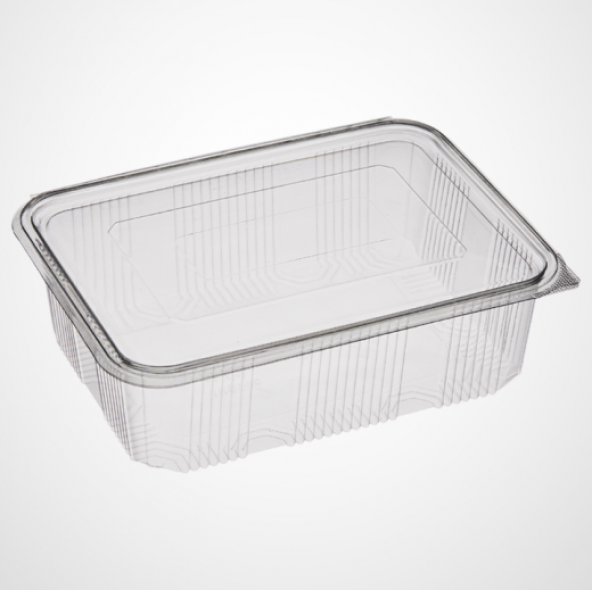 Sızdırmaz Plastik Kapaklı Kap Saklama Kabı 1750 cc 200 Adet - 1