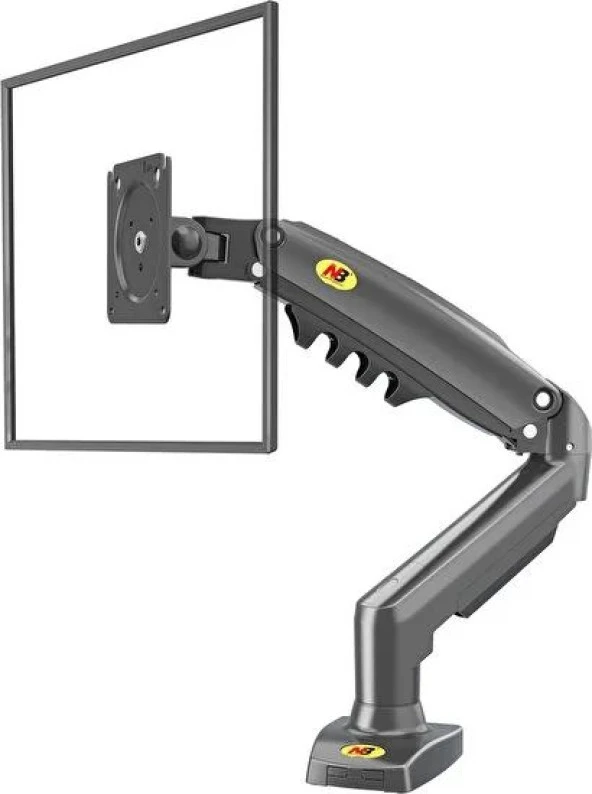 NORTH BAYOU F80 AMORTİSÖRLÜ MASA  MONİTÖR STANDI (17"-30" 1li STAND - KAPASİTE : 2kg-9kg) - 3