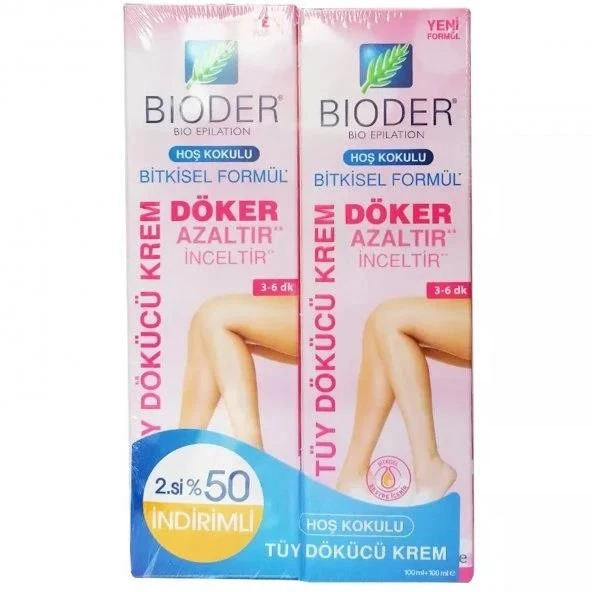 Bioder Tüy Dökücü Krem Kadınlara Özel 100 ml - 2 Adet 8680512630449 ürün görseli