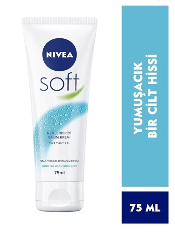 ByKurt Soft Krem 75ml , Nemlendirici Bakım Kremi, Yüz, Vücut, El, Jojoba Yağı ve E Vitamini ile Cilt Bakımı - 2