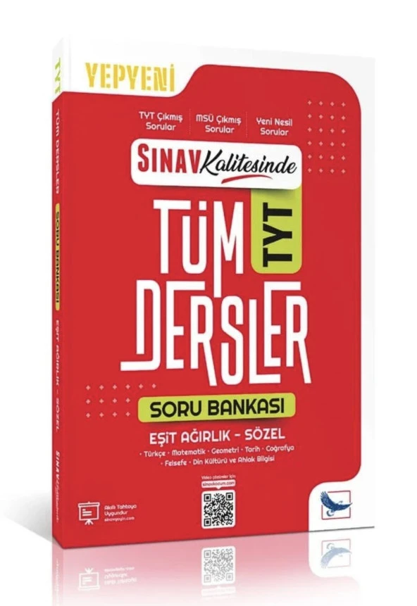 Sınav Kalitesinde TYT EŞİT AĞIRLIK - SÖZEL Tüm Dersler Soru Bankası - Sınav Yayınları