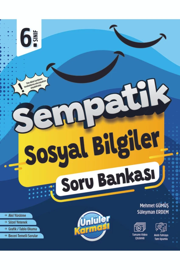 6. Sınıf Sempatik Sosyal Bilgiler Soru Bankası