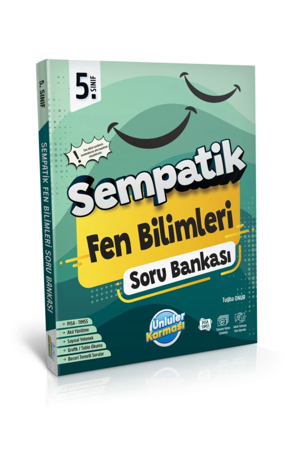 Ünlüler Yayınları 5. SINIF SEMPATİK SORU BANKALARI FEN BİLİMLERİ