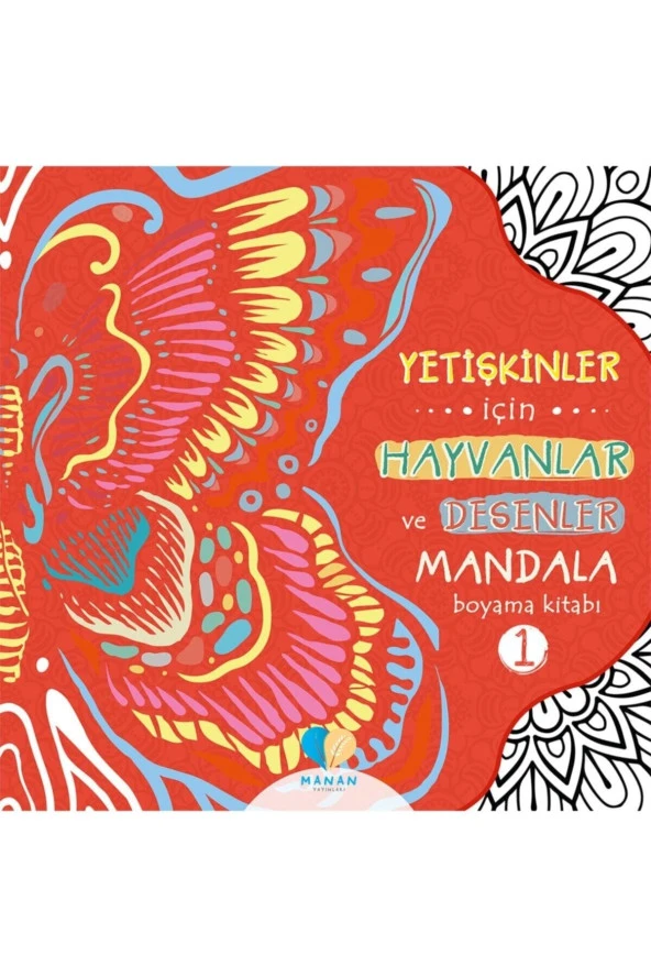 Yetişkinler Için Hayvanlar Ve Desenler Mandala Boyama Kitabı-1