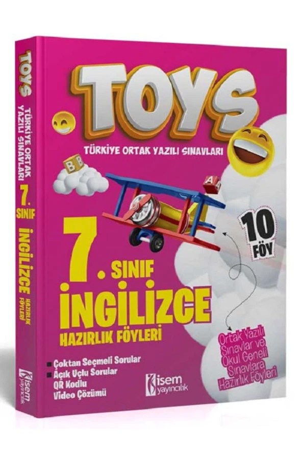 2024 TOYS 7. Sınıf İngilizce Hazırlık Föyleri İsem Yayıncılık