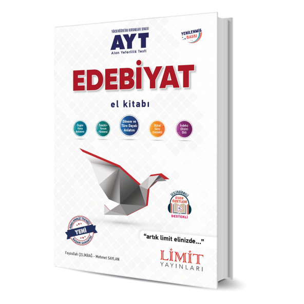 2023 AYT Edebiyat El Kitabı / Feyzullah Çelikbağ / Limit Yayınları / 9786052755839