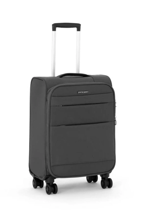 Pierre Cardin Ultra Light Hafif Lüx Kumaş Kabin Boy Valiz Antrasit 04PC4200 ürün görseli 1