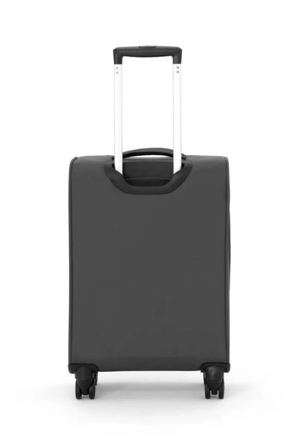 Pierre Cardin Ultra Light Hafif Lüx Kumaş Kabin Boy Valiz Antrasit 04PC4200 - Resim 2