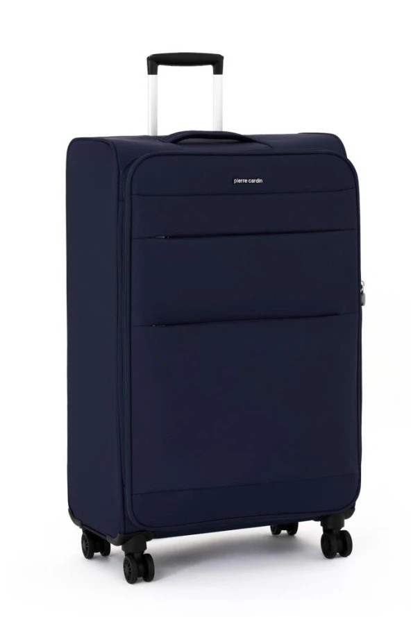 Pierre Cardin Ultra Light Hafif Lüx Kumaş Orta Boy Valiz Lacivert 04PC4200 ürün görseli