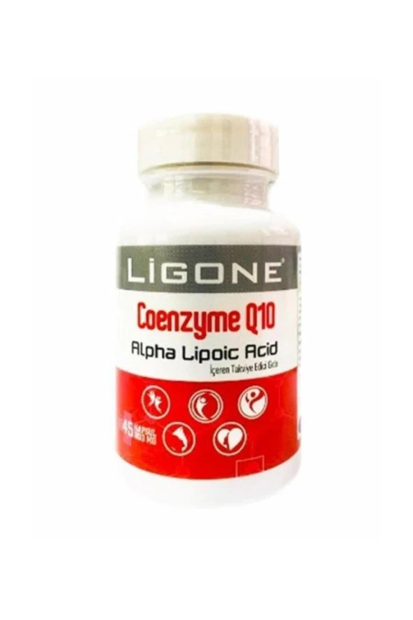 Ligone Koenzim Q10 Alpha Lipoic Acid 45 Kapsül