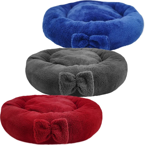 Pelüş Simit Kedi Köpek Yatağı - 6