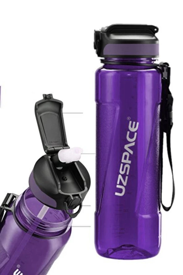 Vagonlife Uzspace 6057 1000ml Mor Matara ürün görseli