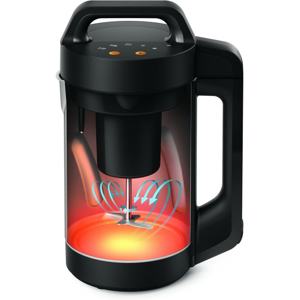 Philips HR2203/80 Isıtmalı Blender Çorba Yapma Makinesi Paslanmaz Çelik 1,2 L 1000 W - 4