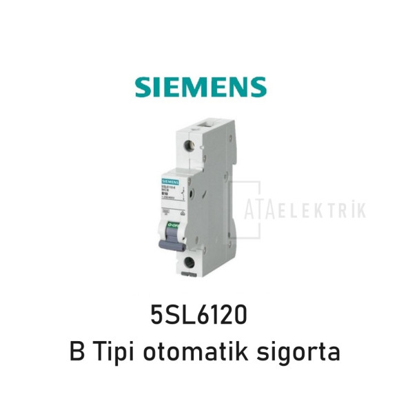 20 AMPER SIEMENS B TİPİ OTOMATİK SİGORTA