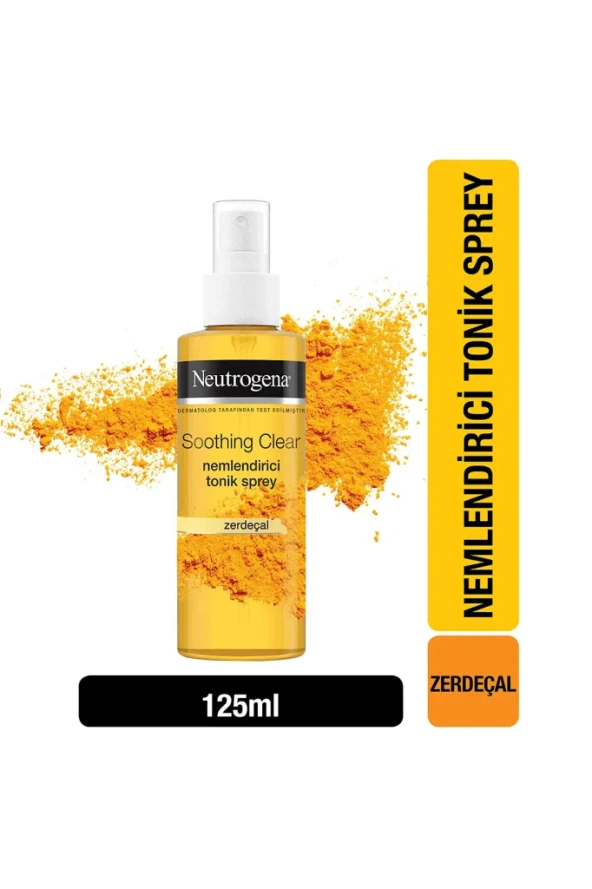 Neutrogena Shoothing Clear Nemlendirici Tonik Sprey 125 Ml Zerdeçal