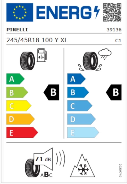 Pirelli Cinturato All Season SF2 245/45R18 100Y XL M+S 3PMSF Oto 4 Mevsim Lastiği (Üretim Yılı: 2023) - Resim 2