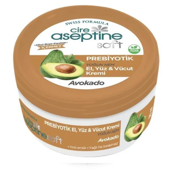 Cire Aseptine Prebiyotik Avokado Özlü Mini Krem 30 Ml