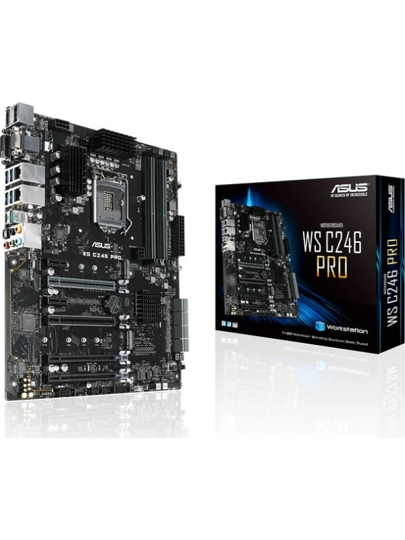 Asus WS C246 Pro Intel C246  DDR4 2666 MHz Lga1151 Atx Anakart