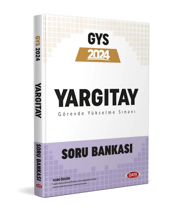 Data 2024 GYS Yargıtay Soru Bankası Görevde Yükselme Data Yayınları