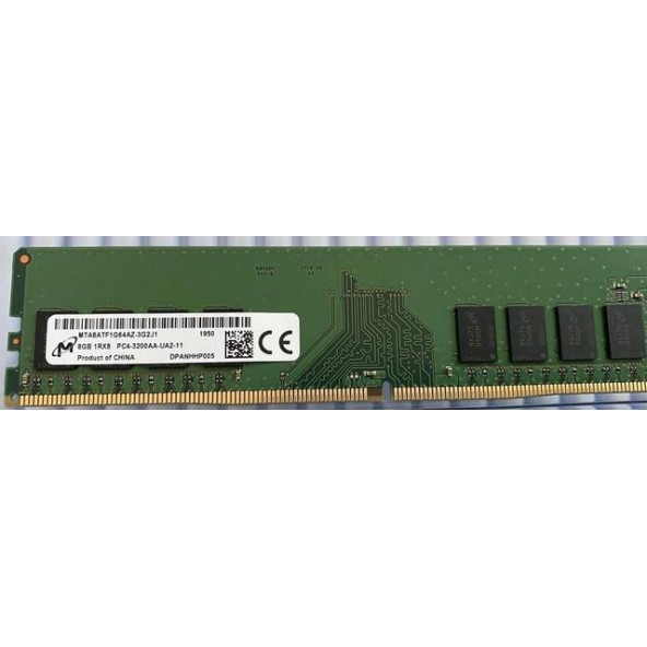 8GB DDR4-3200 DIMM Micron MTA8ATF1G64AZ-3G2J1 Equivalent Desktop Memory RAM