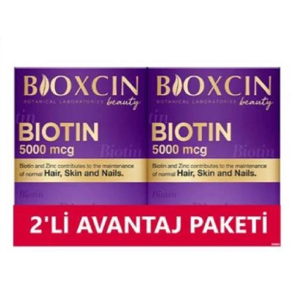 Bioxcin Biotin 5000 mcg 30 Tablet Avantajlı Paket