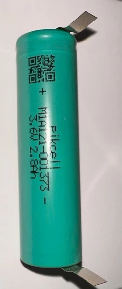 18650PIKCELL 18650 PIKCELL 3.6V 2800MAH PUNTOLU ŞARJLI PİL