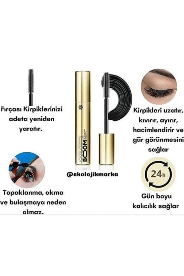 Sıberian Wellness Mascara 5d Dimension (01 Extreme Black)