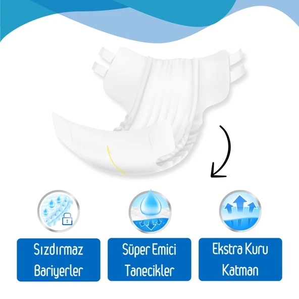 Paddlers Yetişkin Bantlı Bez Large 30 X 4 Li Koli 120 Adet - 4