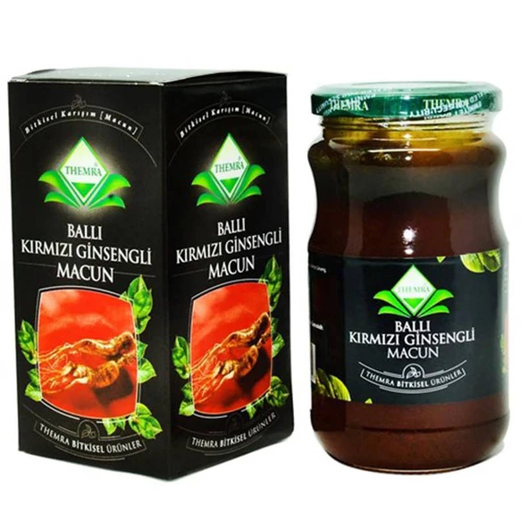 Themra Ballı Kırmızı Ginsengli Macunu 440Gr Ginseng Macun