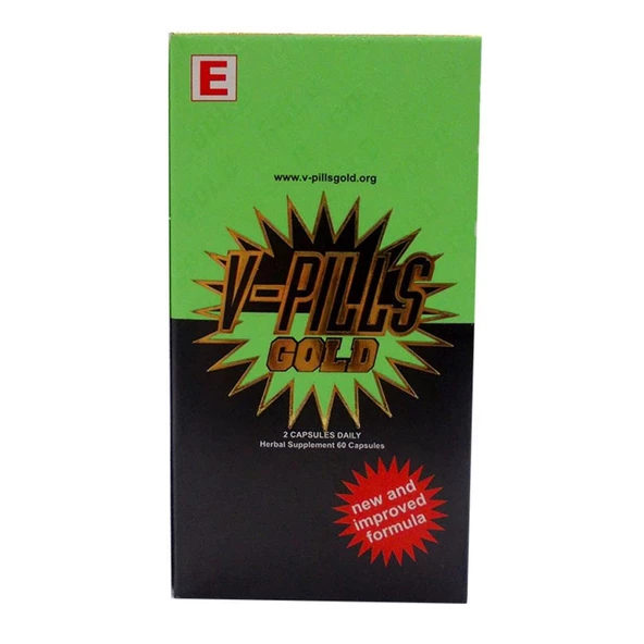 V-Pills Gold Bitkisel 60 Kapsül Orijinal Bandrollü 1 Adet Kutu - 2