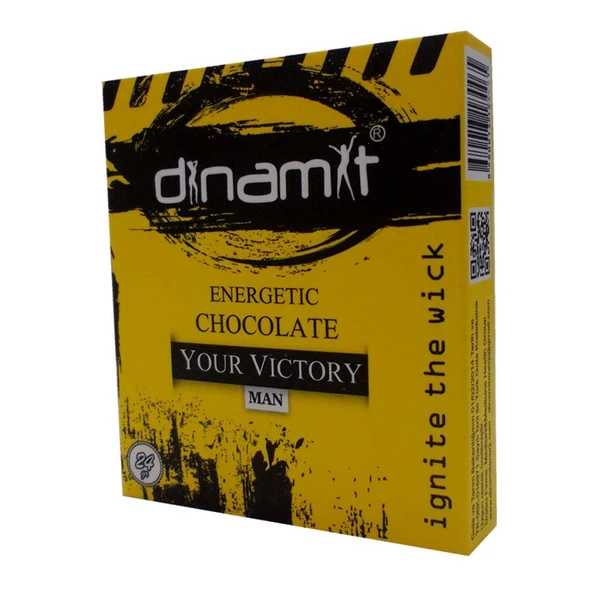 Erkeklere Özel Çikolata Energetic Chocolate Man 24Gr - Resim 2
