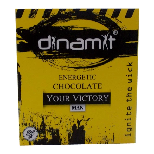 Erkeklere Özel Çikolata Energetic Chocolate Man 24Gr