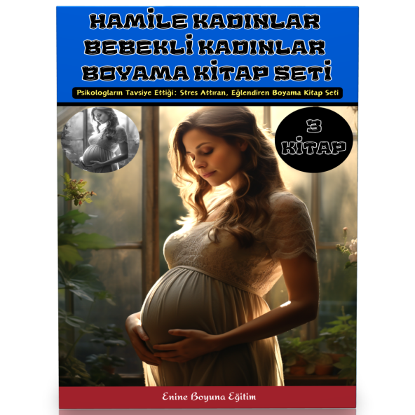 Hamile Kadınlar Boyama Kitap Seti (3 Kitap)