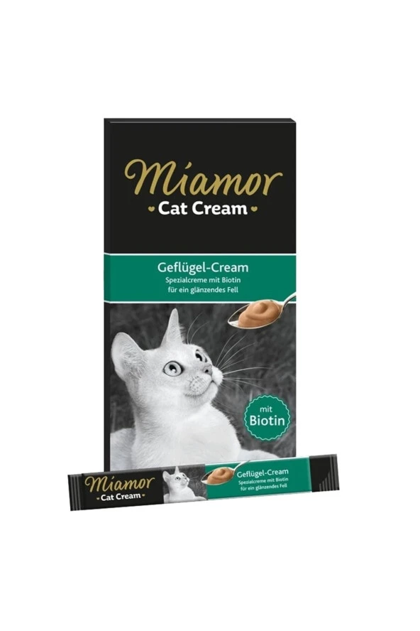 Miamor Cream Kedi Ödül Maması Tavuklu 6x15 Gr