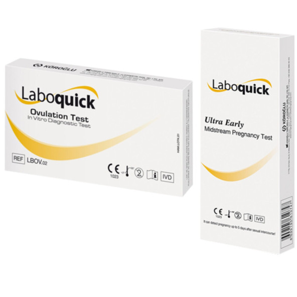 Laboquick 6 Adet Ovulasyon Testi + 2 Adet Ultra Erken Gebelik Testi