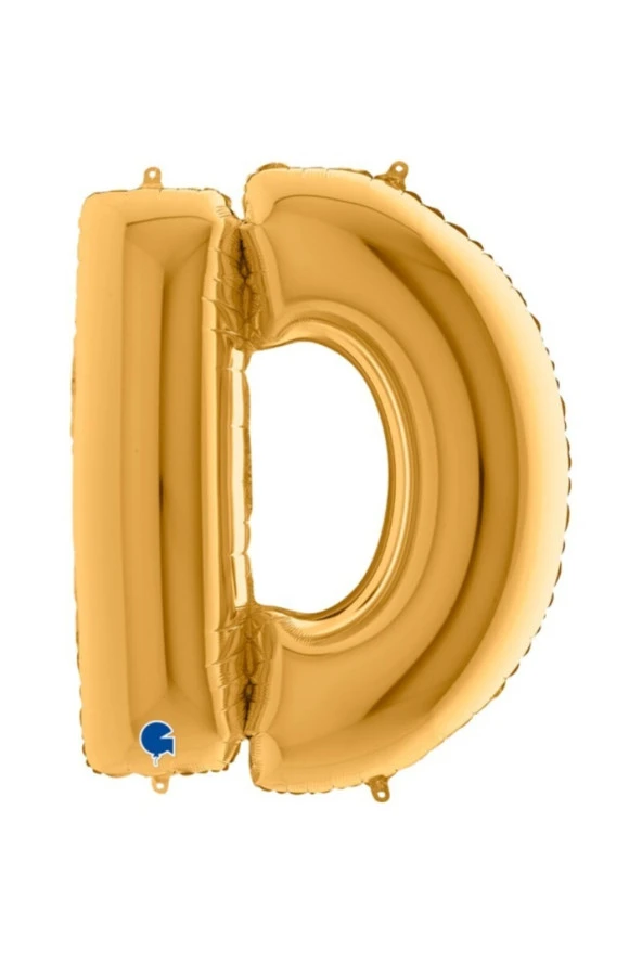 Harf Folyo Balon D Gold 40"(102cm)- - 1