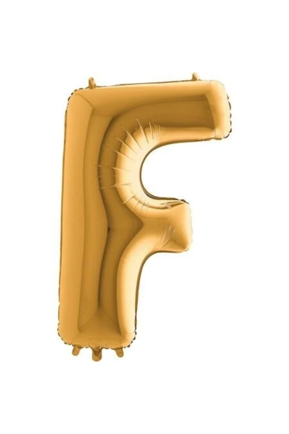 Harf Folyo Balon F Gold 40"(102cm)-
