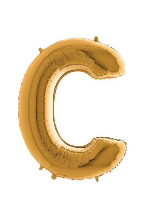 C Harfi Gold 40" Folyo Balon-