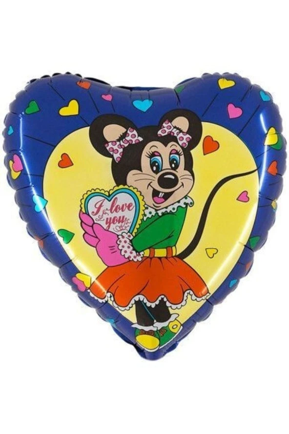 18'' Peggy Purple Folyo Balon- 10 Adet