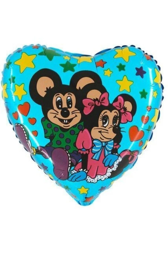 18'' M.& P. Embrace Folyo Balon- 10 Adet