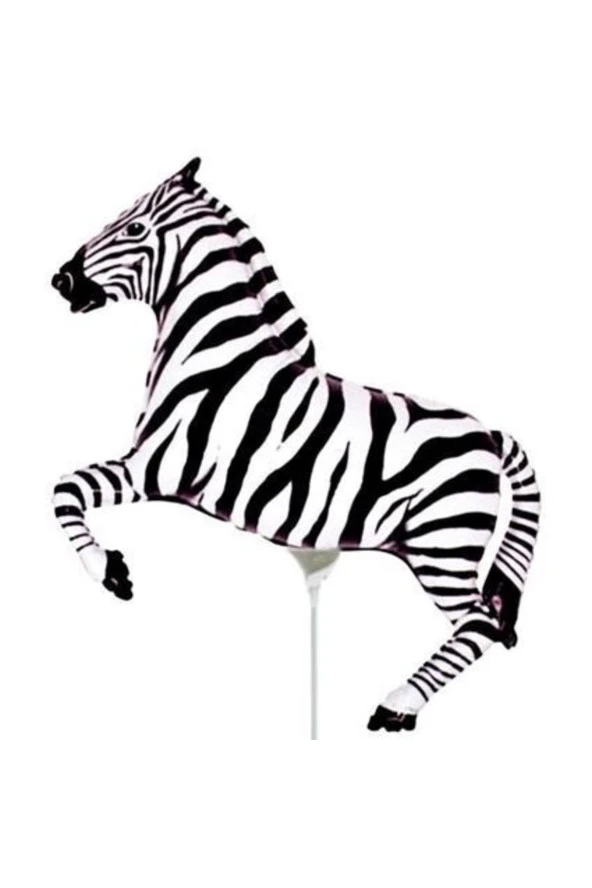 14'' Zebra Folyo Balon- 15 Adet