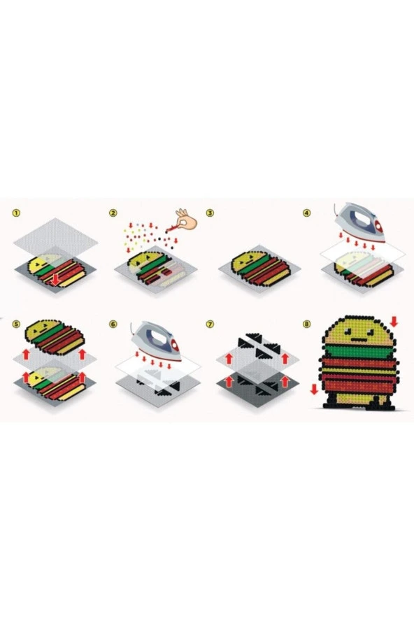 Boncuk Etkinlik Seti-Fastfood BBU29-03 - 2