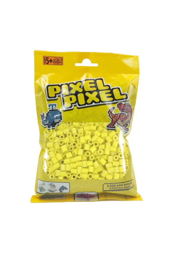 3000 Adet Midi Boncuk Limon Sarısı- Ppb-3000-29